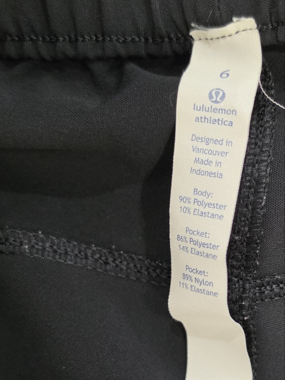 lululemon athletica On the Fly 7/8 Pant - Black Size 6 NWOT - Picture 8 of 8